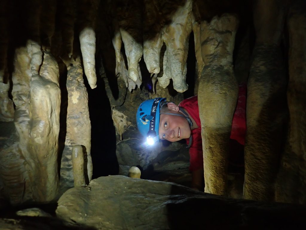 Spéléo découverte grotte de Sabarac Aude