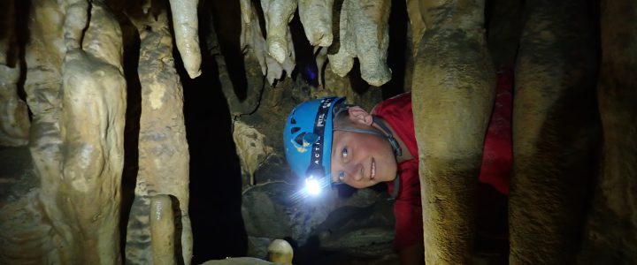 Spéléo découverte grotte de Sabarac Aude