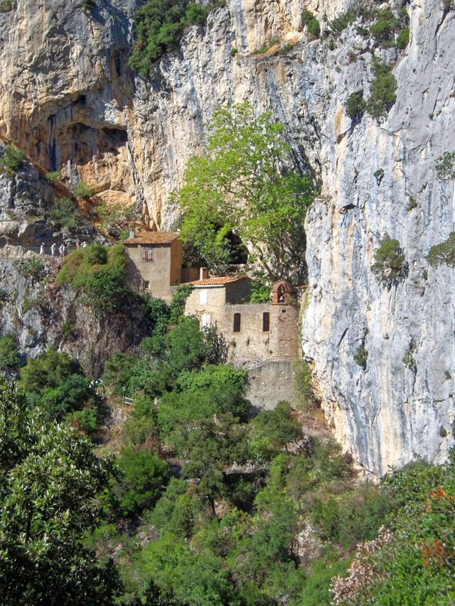 L'Ermitage Saint-Antoine de Galamus (Gorges de Galamus - Fenouillèdes).