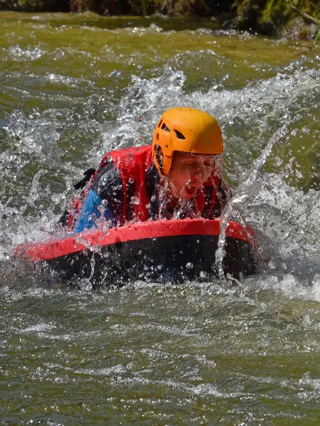 Hydrospeed dans les Gorges de l'Aude